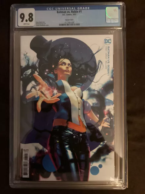 Batman vs Robin #1 CGC 9.8 (DC Comics 2022) Joshua Middleton Variant Cover
