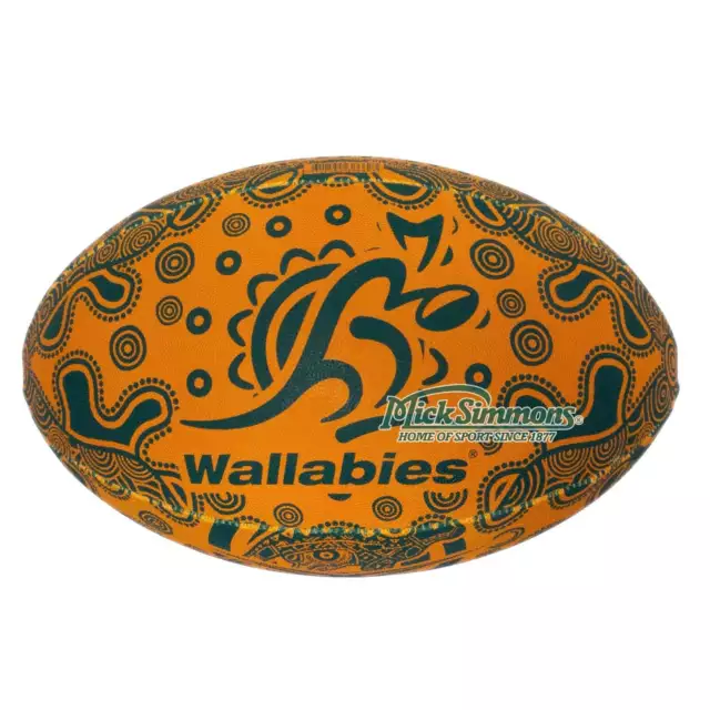 Gilbert Wallabies Australian First Nations Rugby Union Indigenous Replica Bal...