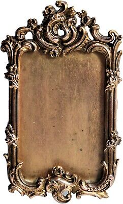 Antique frame made of solid brass ornate in 1920s old Victorian style