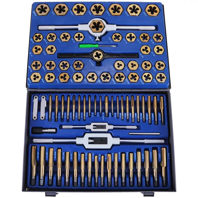 VEVOR 86 PCS Tap and Die Set Metric Thread Cutting Tool Premium Tungsten Steel