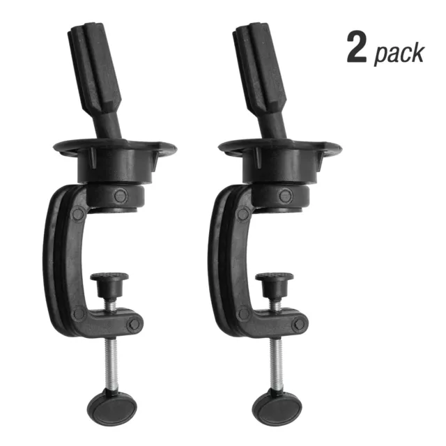 [2x] Table Clamp Stand for Display Head Mannequin Head Holder Stand Wig Making