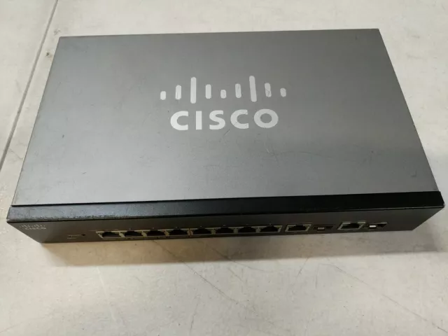 Cisco Systems SF302-08PP Ethernet Network 8-Port 10/100 PoE+ No Power Adapter