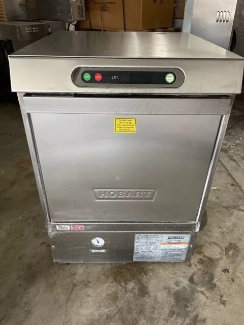 Hobart CL44E Commercial Dishwasher 480V with 180ºF Booster, 8' Clean Dish  Table