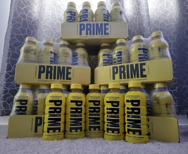 PRIME HYDRATION DRINK Lemonade 16.9 FL OZ (Limited Edition) NEW FLAVOR