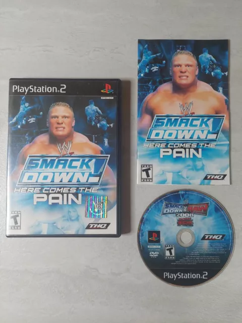 WWE SmackDown Here Comes the Pain- CIB! (Sony Playstation 2 PS2)