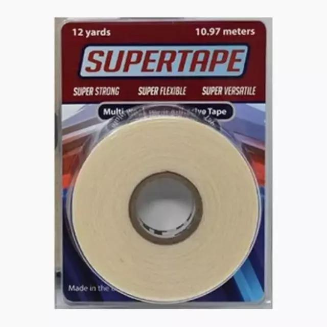 SuperTape Non Glare Lace Wig Hair Extensions 1/2"  x 12 Yard True Tape