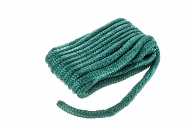 Seachoice 46981 Double Braid Nylon Dock Line, Forest Green, 5/8-Inch x 30 Fee...