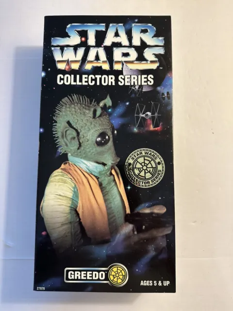 Vintage 1997 Kenner Stars Wars Collector Series Greedo 12" Action Figure New NIB