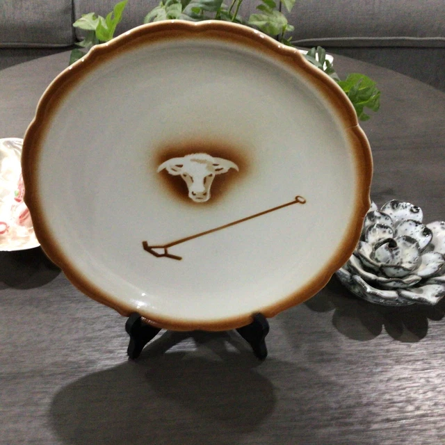Vintage Syracuse China Airbrush Restaurant ware Plate Excellent
