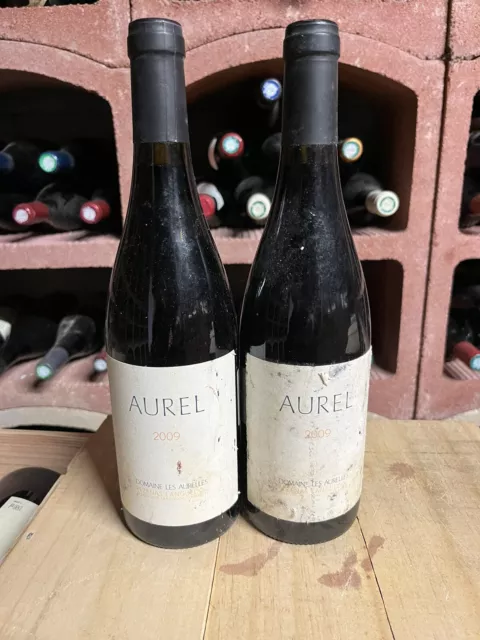 1 bouteille DOMAINE LES AURELLES  " AUREL"  2009 RVF17 B&D18 2 Disponibles