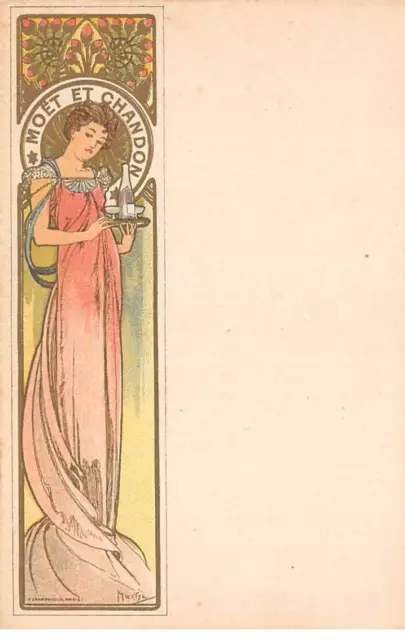 illustrateur.mucha alphonse.n°car21016.champagne moet et chandon.