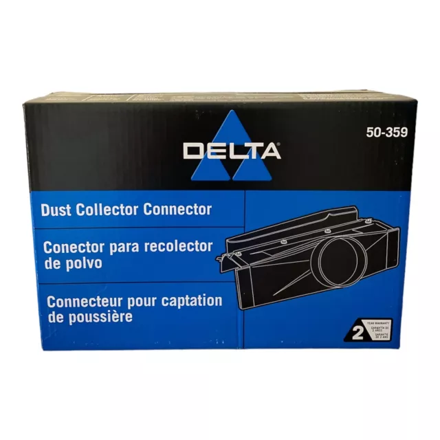 DELTA 50-359 Dust Hood Collector Connector Attachment For Fast Cleanup NEW