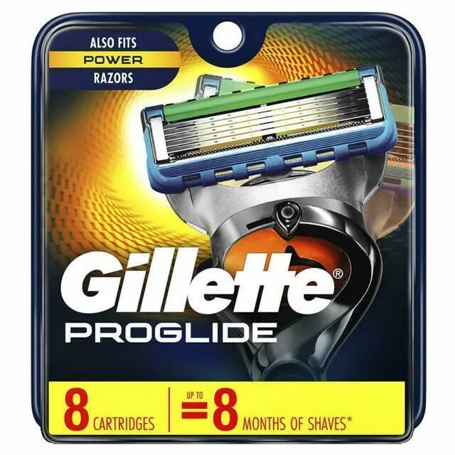 Hojas de afeitar para hombre Gillette Fusion5 Proglide - 004740030287 (paquete de 8)