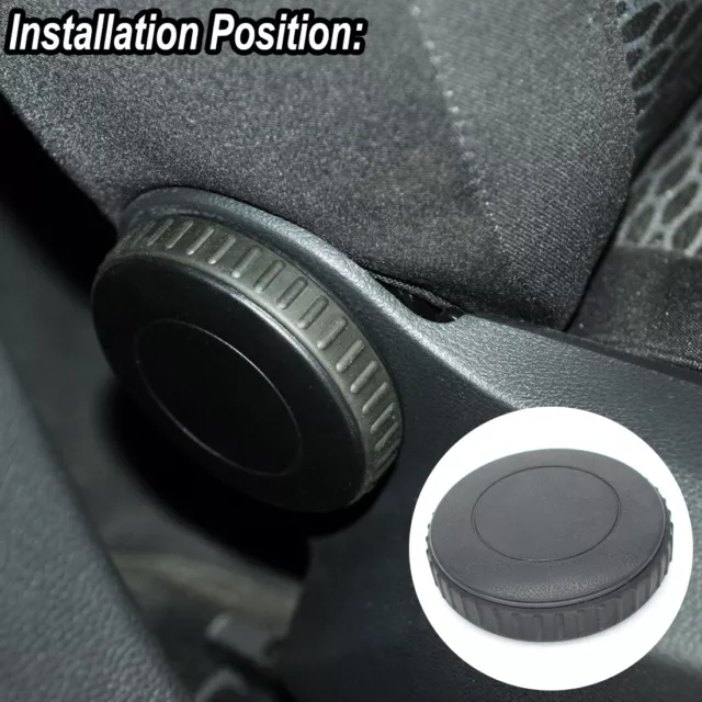 Drehknopf Sitzlehnenverstellung Sitz Stellelement schwarz Für VW Golf Passat