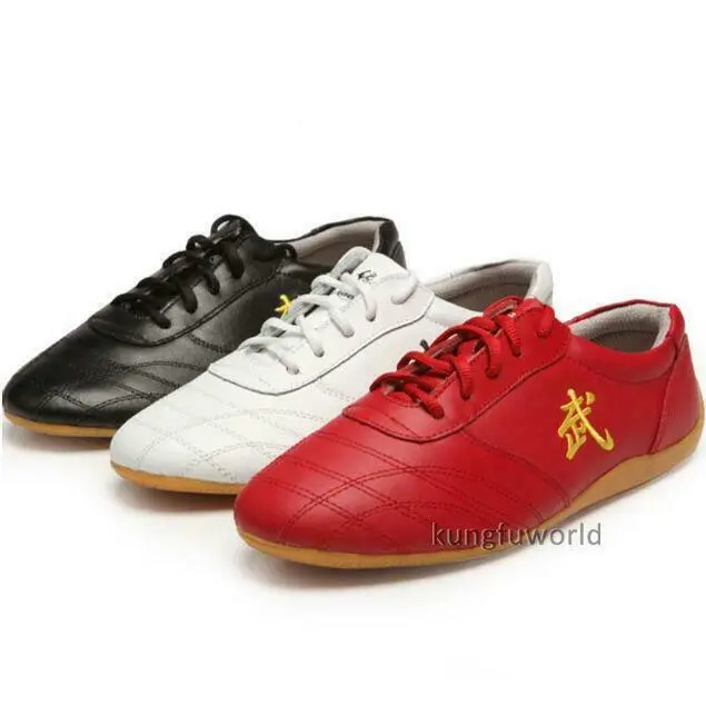 Cow Leather Kung fu Tai chi Shoes Martial arts Wushu Sneakers comfort shoes