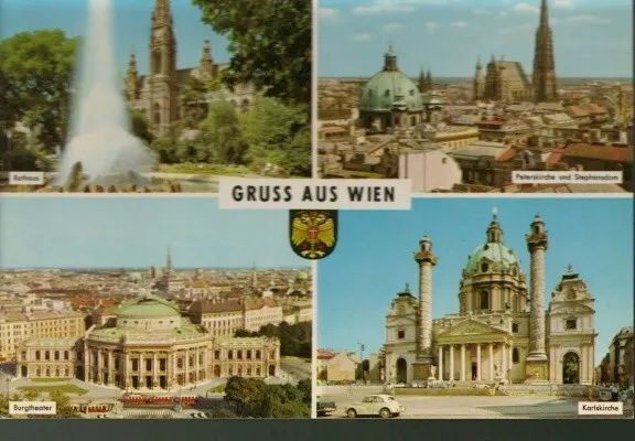 AK 47 - Ansichtskarte / Postkarte: Österreich - Wien - Gruss aus Wien -