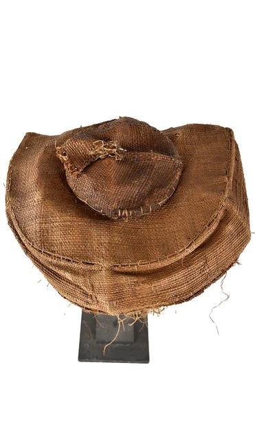 Kuba Goggle Eyed Mask Congo Raffia Wood African Art 4