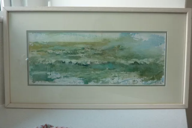 Original Watercolour "Wave Study" by Kate Bentley, signed