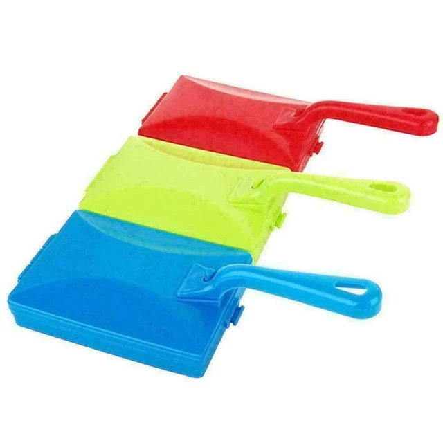Double Brush Head Handheld Carpet Table Brush Plastic Dirt Sweeper O4 Crumb W5H8
