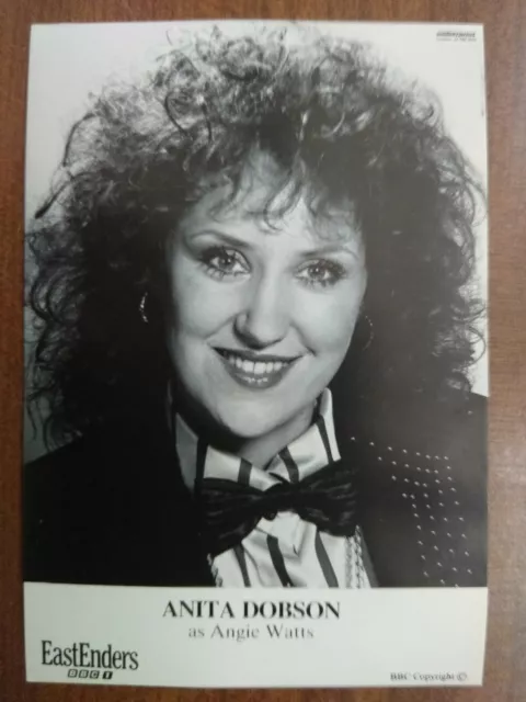 ANITA DOBSON *Angie Watts* EASTENDERS NOT SIGNED FAN CAST PHOTO CARD FREE POST