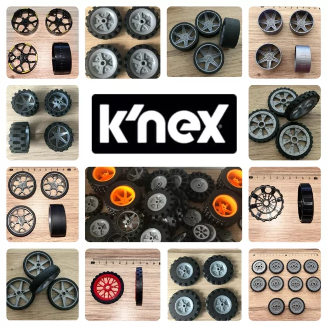 K'NEX KNEX WHEELS TYRES *Multi Listing* Choose your spare items