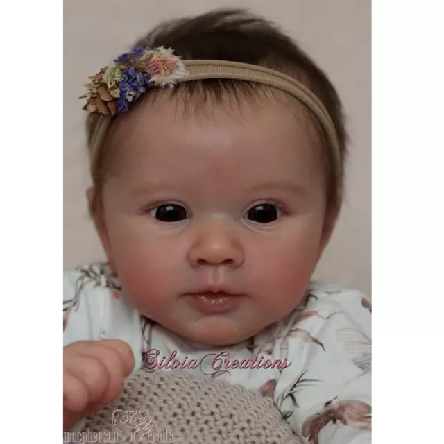 21" Reborn Doll Kit Piper Baby COA Blank Lifelike Unpainted Kits Dolls DIY Gift