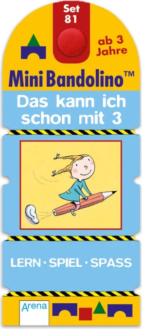 Arena - Mini Bandolino  Set 81: Das kann ich schon mit 3, Pappe, 12 Seiten, ab 3