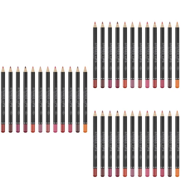 36 Pcs  Lip Liner Pencil Makeup Lipstick Matte Lip Pencil Waterproof Lipstick