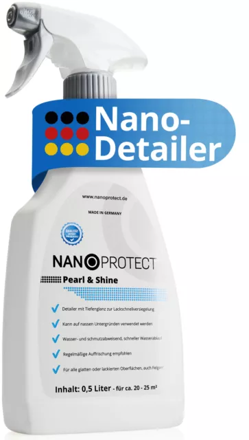 Nanoprotect Pearl & Shine | Detailer zur Lackschnellversiegelung | Spray