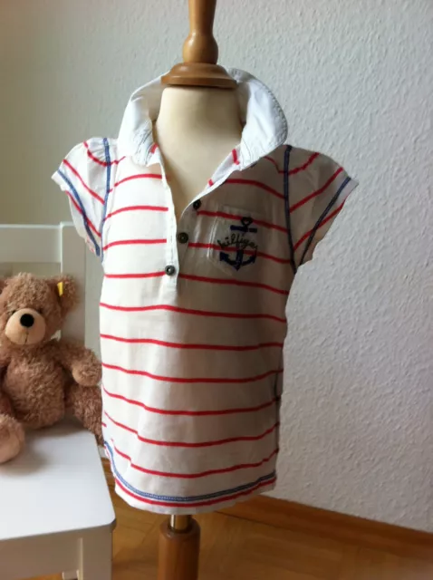 Tommy Hilfiger! super schickes maritimes Polo Shirt TOP! Gr. 18 Monate