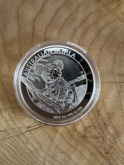 Australian Koala 2015 Silber Münze 1 Unze OZ Silver Coin 1 Dollar Perth Mint