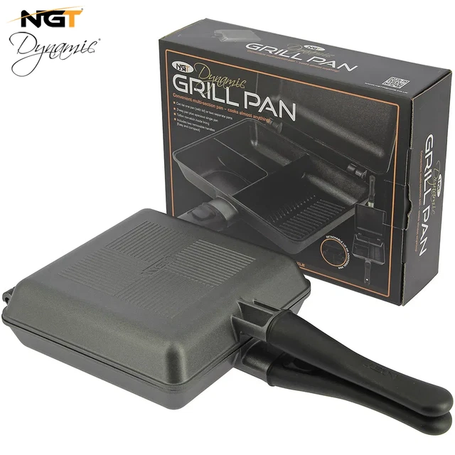 The Lazy Man Master Pan - 3-in-1 Anti-Haft-Bratpfanne Mit Grillrippen & Frühstücks-Sektionen, 38x40,5 Cm