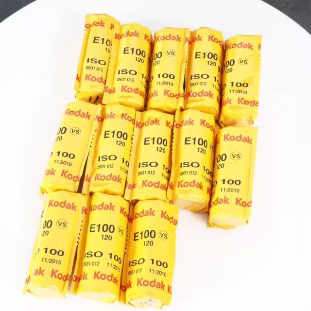 ^ Kodak Ektachrome E100 VS 120 Color Slide Film - 13 Rolls, Expired 2010