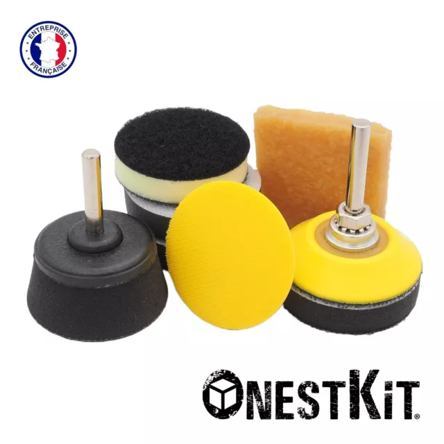 Plateau de ponçage pour Perceuse 50mm à scratch Velcro auto agrippant | OnEstKit