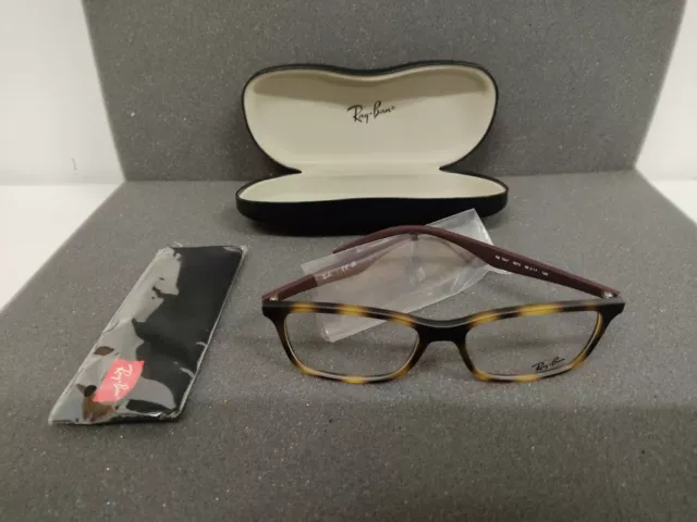 Ray Ban RX7047 Brille Brillenfassung Herren Rechteckig Matt Havana Gr.L 56-17