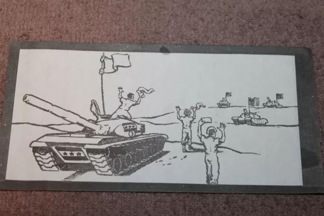Original Gulf War U.S. Military Issued Iraqi Surrender Leaflet in Arabic
