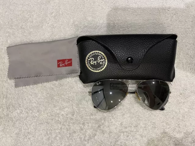 Occhiali da Sole Rayban 3025 Aviator 58-14 Metal