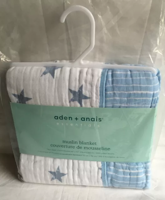 Aden + Anais essentials muslin Swaddle Blanket - Dapper Stars