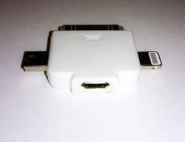 Micro USB Femelle À 30pin Mini 8pin Mâle Adaptateur Chargeur pour IPHONE 6 7 5S