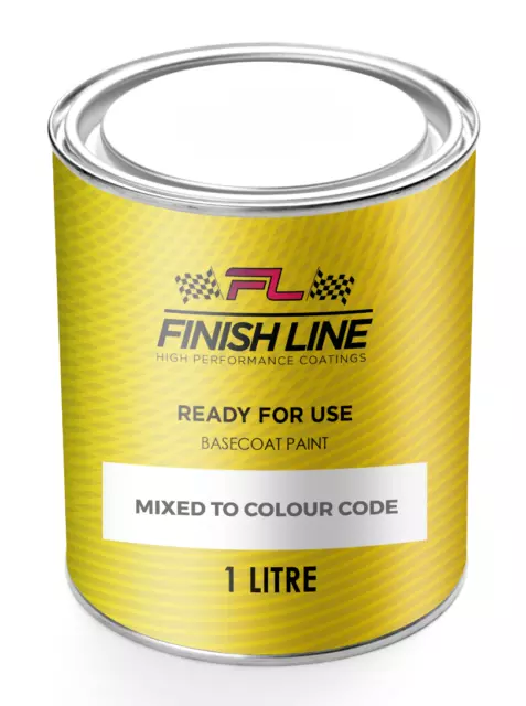 For Fiat 224F Corfu White Basecoat Car Paint Ready For Use