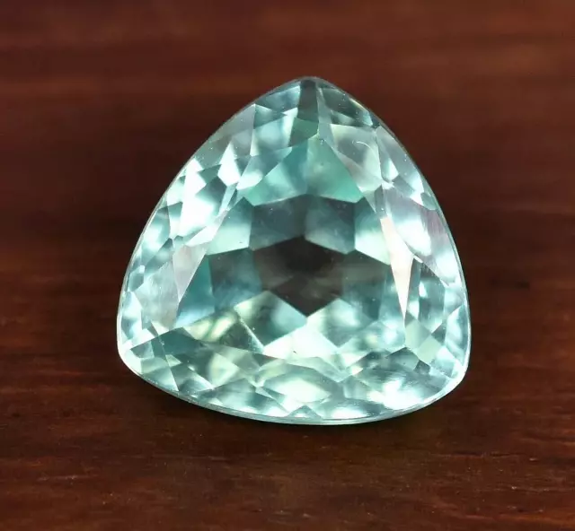 Natural Ceylon Parti Bi-Color Sapphire 4.10 CT Trillion Shape A-1 Loose Gemstone