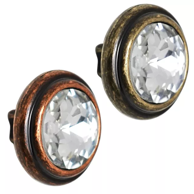 Vintage Cabinet Crystal Knobs Round Diamond Knobs Drawer Knob DecorAndDecor