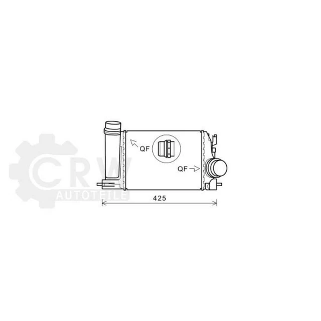 Raffreddatore aria di sovralimentazione per Renault Scénic IV 1.2 TCe 115 anno 16-20