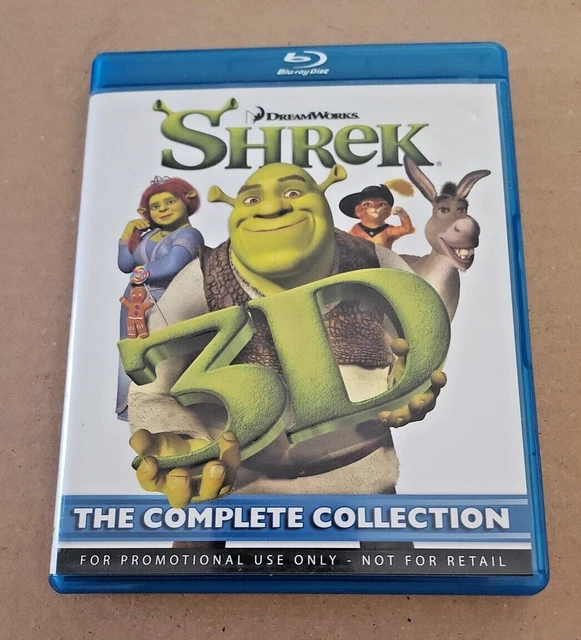 SHREK 3D THE Complete Collection / Blu Ray / Set de 4 disques copie ...