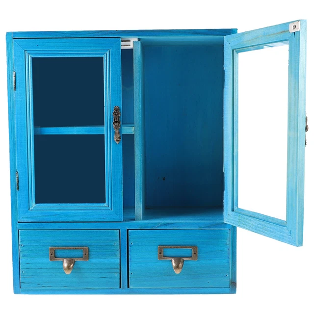 Armadio da parete in legno rustico armadio a due porte casa colonica parete vintage
