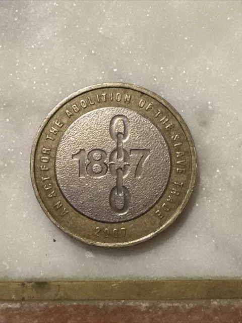 2 Pound Coin (1807) Abolition Of Slavery 2007
