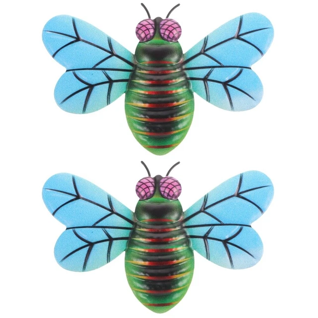 8 pcs Nützlich Multifunktionale Robust Metall Bienen Decor Dekorationen Für Zaun