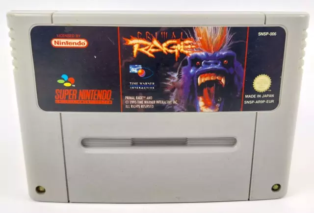 Primal Rage Jeu Super Nintendo Snes PAL EUR