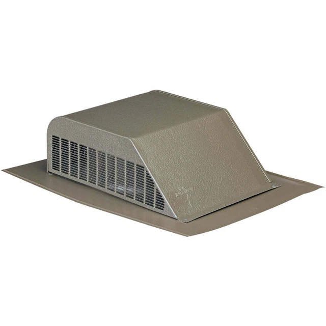 Airhawk 50 In. Weatherwood Galvanized Steel Slant Back Roof Vent Pack of 6 Air