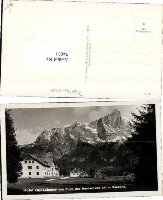 74031;Hotel Bodenbauer Hochschwab Aflenz Turnau Thörl 1